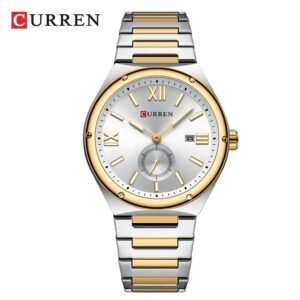 ساعة CURREN 8471 بيضاء